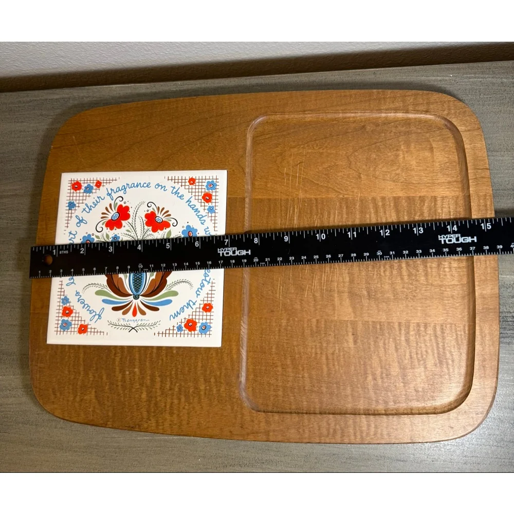 vintage Berggren Originals Scandinavian Design 116 Bread Cutting Board